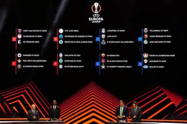 【欧联抽签】布莱顿、贾府、马赛汇聚死亡之组